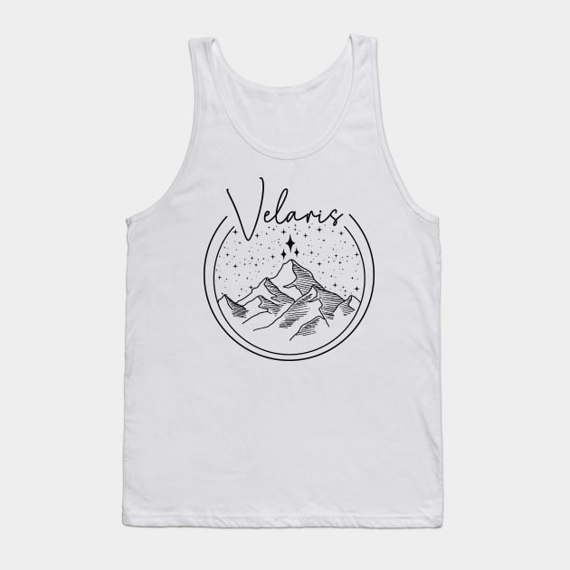 ACOTAR Velaris Logo Tank Top by baranskini